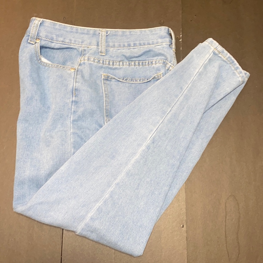 Boohoo Blue Size 4 Wash Out Blue Denim Jeans